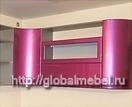 Кухня МДФ эмаль металлик в офисе Globalmebel.ru